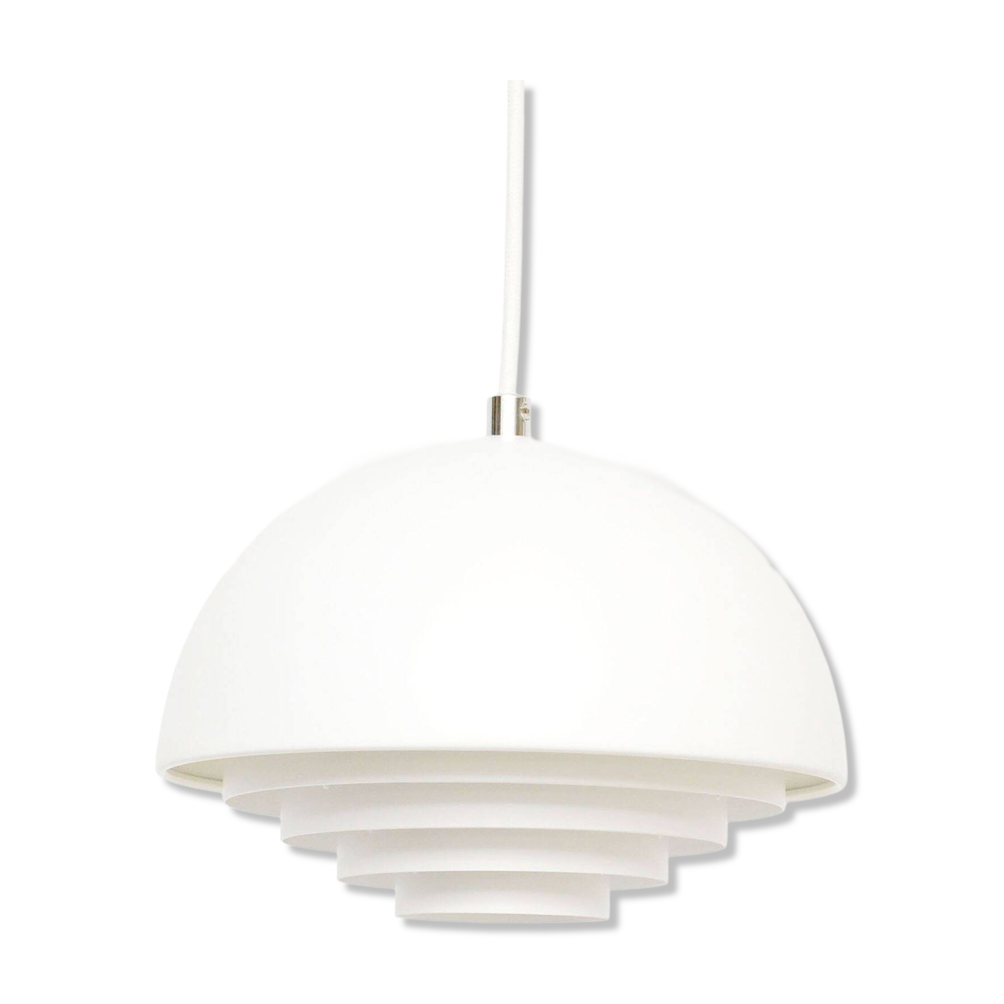 White Scandinavian lamp, 1990s
