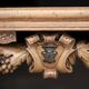 Exceptional oak serving console (18th century). Magnificent work