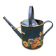Very decorative metal watering can with “Pensées” decorations
