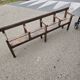 Children's wooden bench