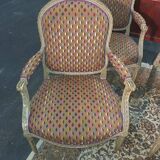 Series of 4 Louis XVI period armchairs