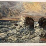 Vintage marine painting