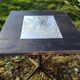 Reimagined coffee table with a Sablé mirror.