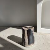 Side table in petrified wood