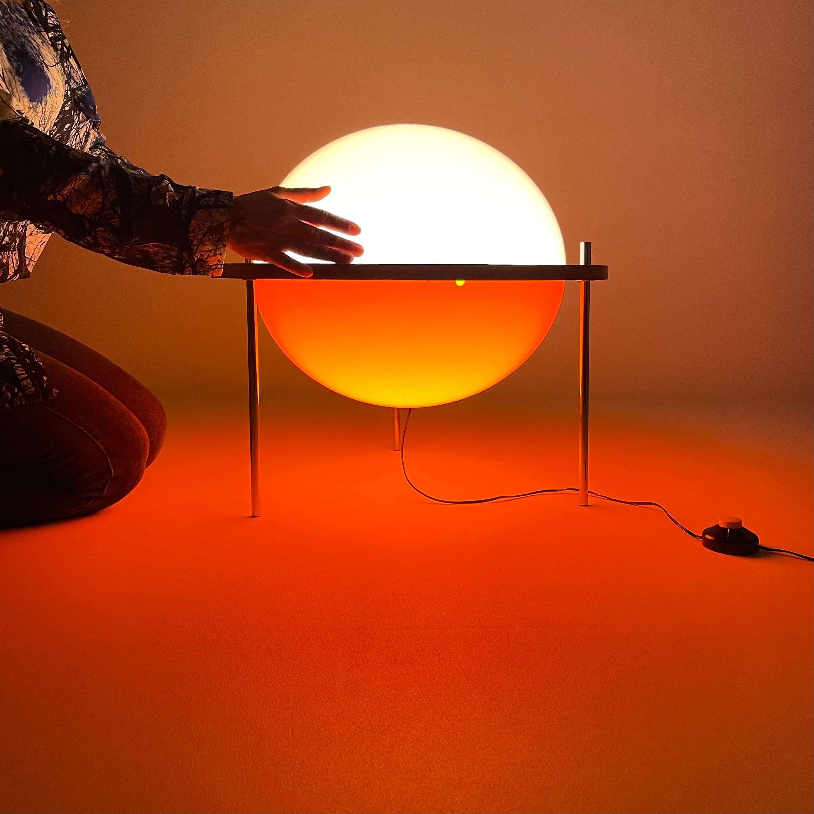 Sphere floor lamp, USSR, circa 1960