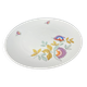 2 flat plates in white porcelain Seltmann Weiden, Bavaria, W. Germany