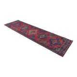 Tapis couloir vintage fait main – Anatolie, années 1950 – 370x106 cm