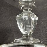 6 coupes à champagne – cristal uni taillé