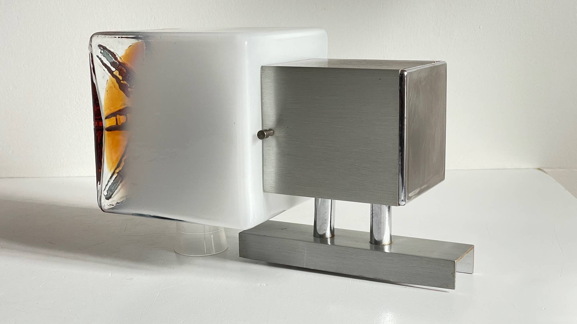 Space age style mazzega wall light