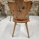 Lot 4 chaises auberge bistrot 1970"