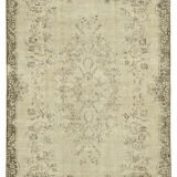 Tapis Beige Anatolien en Laine Tissée à la Main 185 cm x 290 cm - 38990