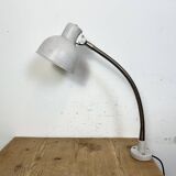 Grey Industrial Workshop Gooseneck Table Lamp, 1960s