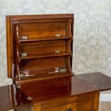 Antique Dressing Table in Brown Venered with Mahogany, 1860