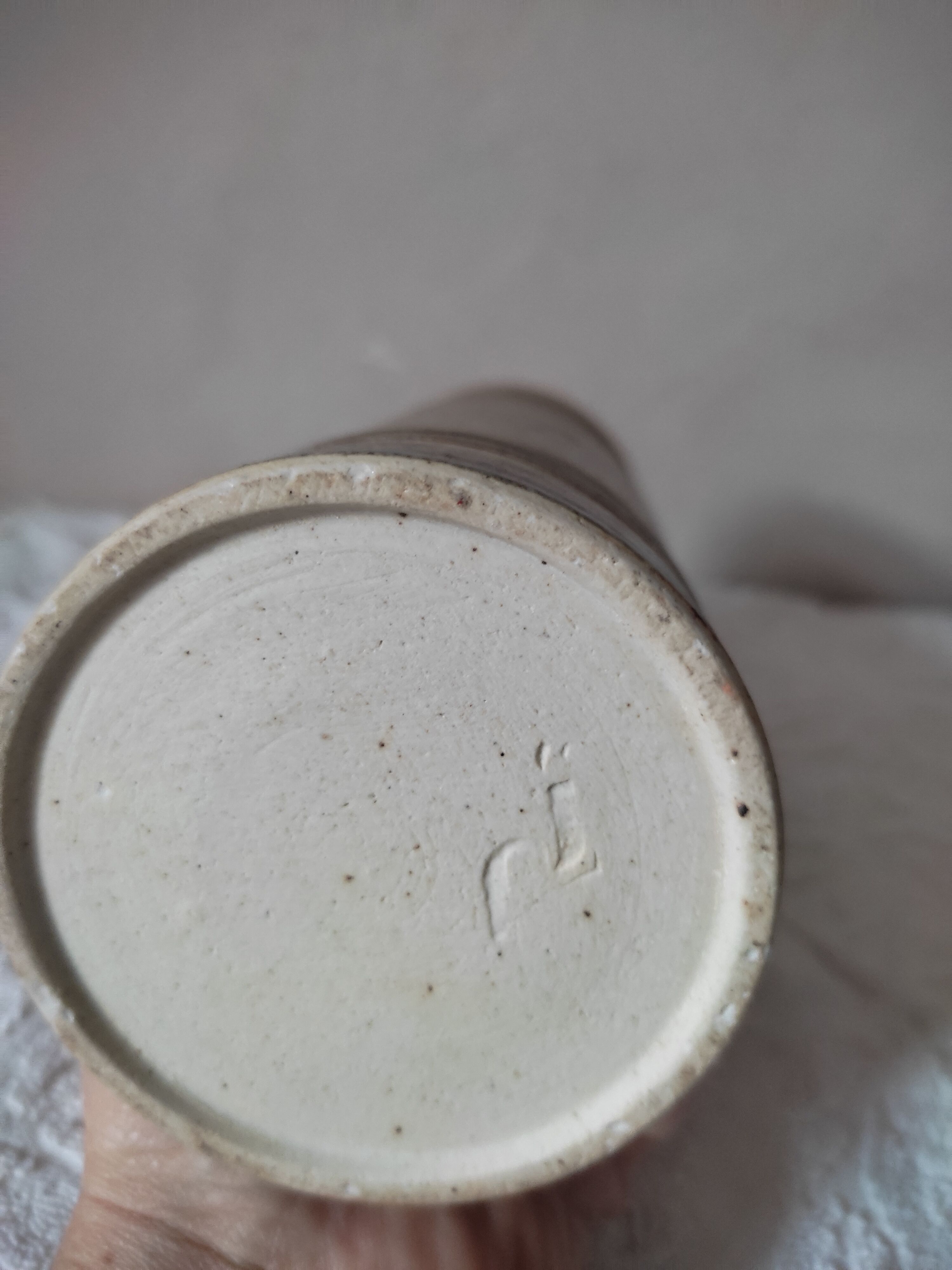 Ceramic candle holder vase