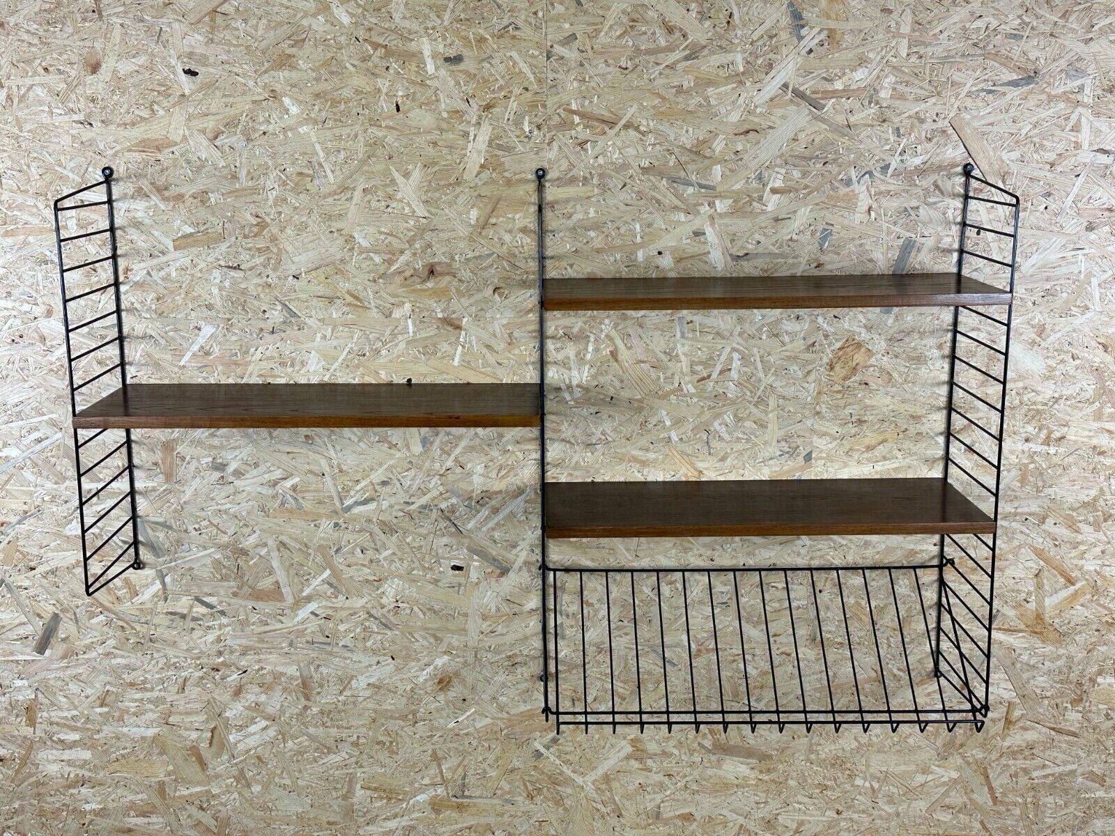 Module d'étagère à cordes en chêne des années 60 et 70 par Kajsa & Nils « Nisse » Strinning Suède