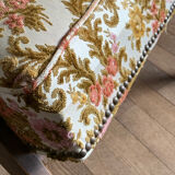 Vintage armchair floral fabric