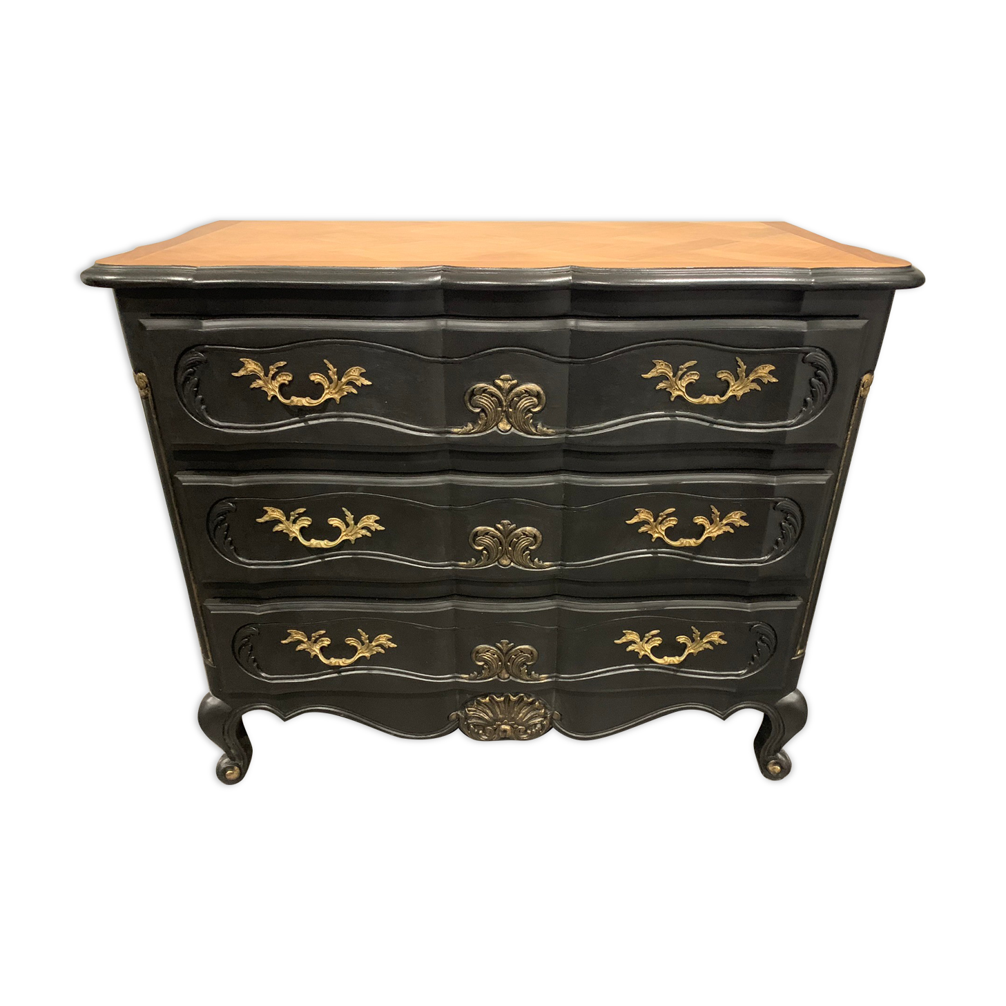 Vintage Louis XV style chest of drawers restyled