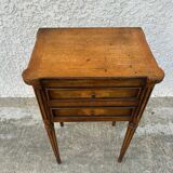 Pair of Louis XVI style bedside tables