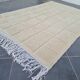 Authentic pure white wool Beni Ourain rug size 1.4/2.6 m
