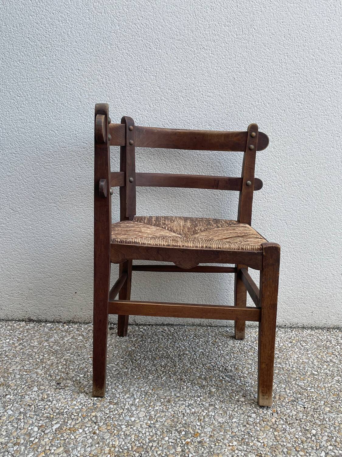 Vintage corner armchair