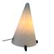 Vintage glass table lamp teepee by sce, 1990s