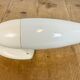 Industrial White Bakelite Wall Light with Milk Glass, 1950s