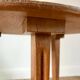 Table d'appoint tripode en placage de bois années 50-60