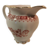 Pichet pot à lait ou crème porcelaine bavaria seltmann weiden rouge japonisant