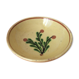 Assiette en terre cuite émaillée Alsace
