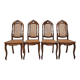 Set of Four Cambier Chairs, Belgium, circa 1900