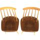 Set of 2 Scandinavian chairs, "Fanett by Ilmari Tapiovaara, Sweden, 1960