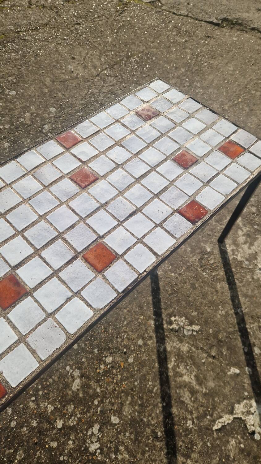 Mado Jolain, Ceramic tile coffee table 1960