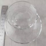 Paire d'anciens petits vases, modèle Touraine, en cristal de Saint Louis