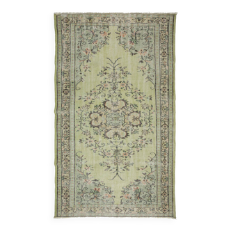 Tapis vintage turc tissé à la main unique en son genre - charme vintage rustique, 291 x 170 cm