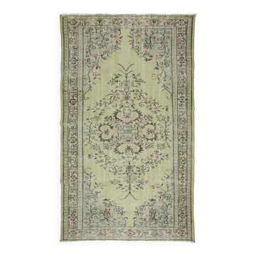 One-of-a-kind turkish handwoven vintage rug - rustic vintage charm, 291x 170 cm