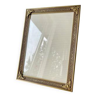 Vintage Gold colored Metal Picture Frame 22.5 cm  x 16.5 cm