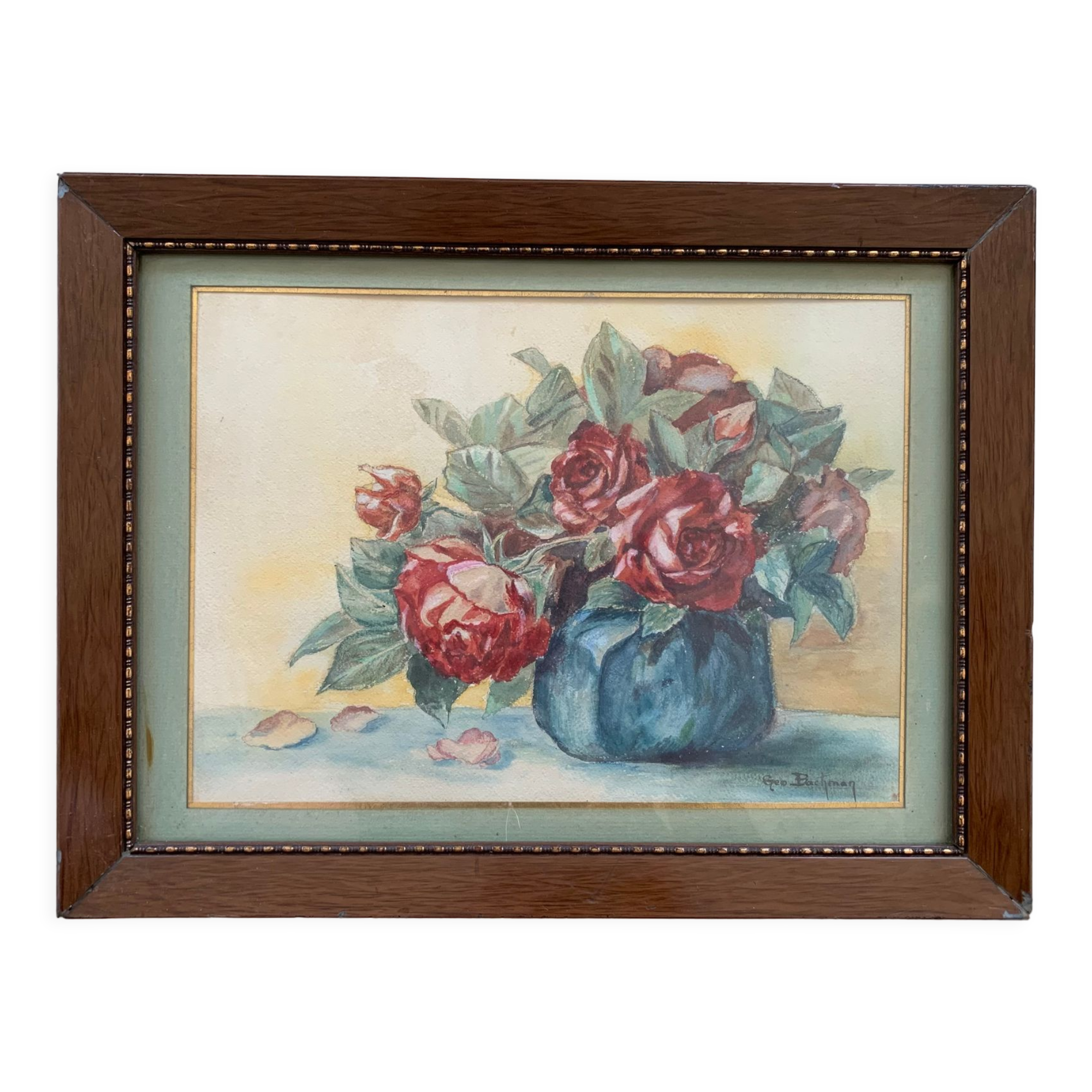 Painting pastel bouquet