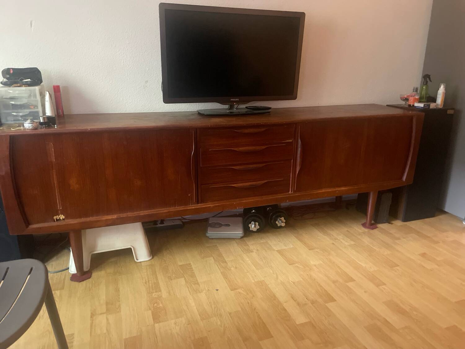 Enfilade vintage Bernhard Pedersen & Son – Design danois 1960 – 240 cm