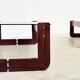 Set of two Brazilian MP91 coffee tables by Percival Lafer