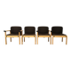 Mid-century Series 77 armchairs by Gerd Lange for Schlapp Möbel, 1970s, set of 4.