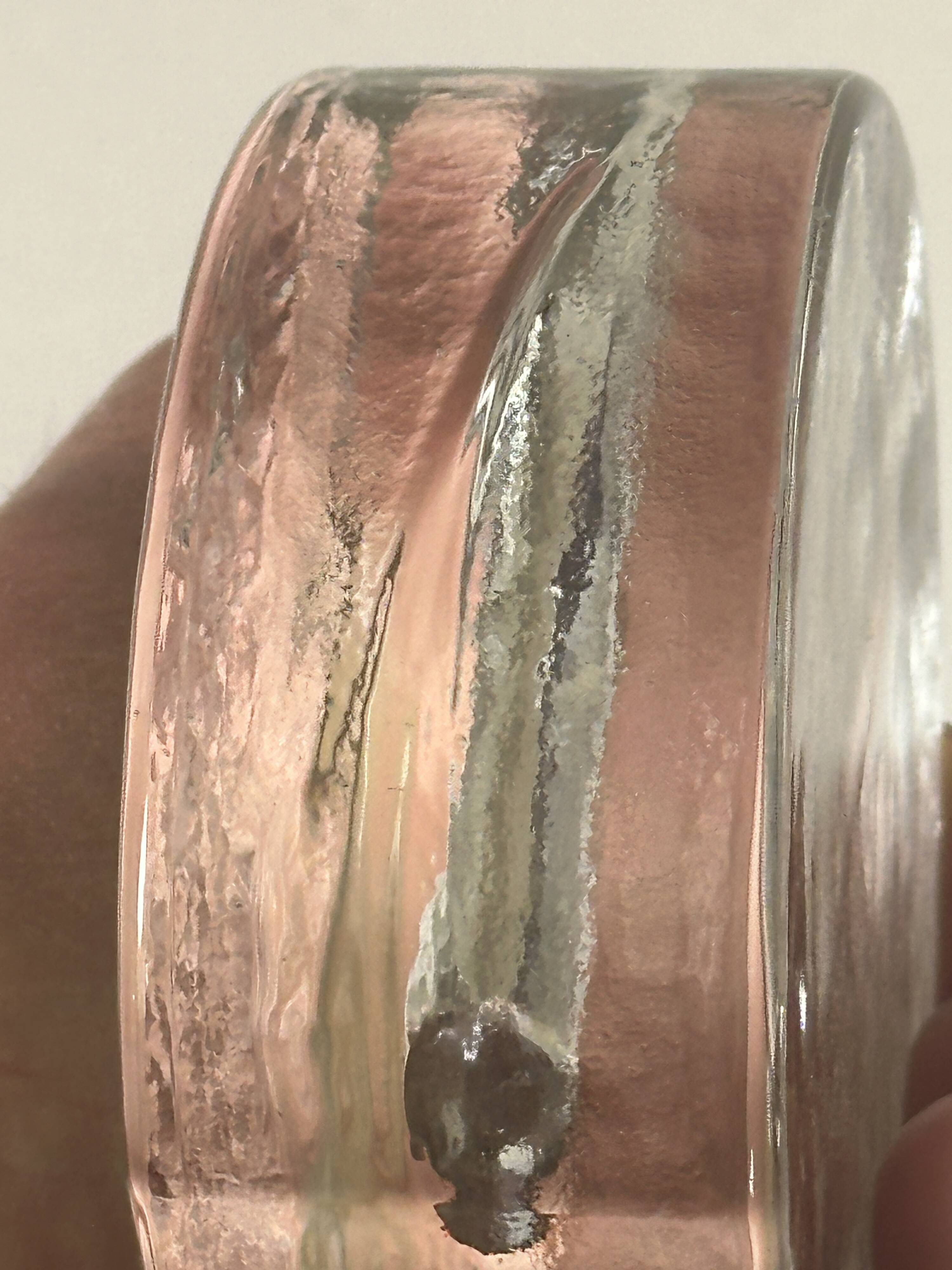 Walter glass vintage soliflore vase from the 70s