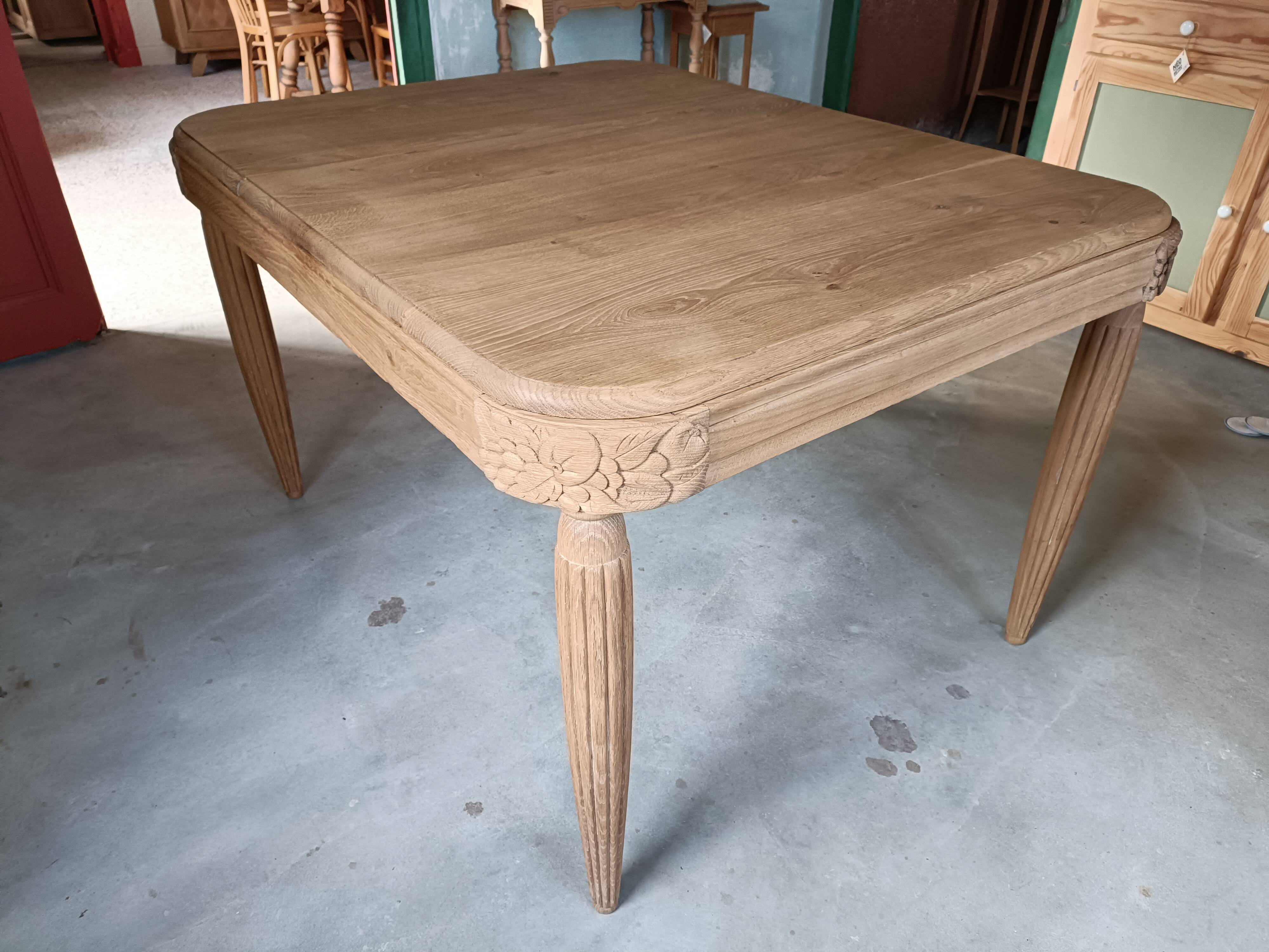 Restored Art Deco dining table