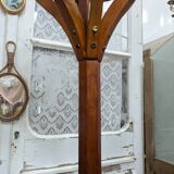 Oak coat rack
