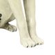 Statue de Chien Vintage Sculpture Craquelé Céramique Italie 31cm