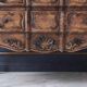 Secretary with a sloped top in solid walnut, Louis XV / Provençal style – 18th / XI