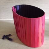 Pink and purple moiré lampshade
