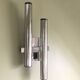Pair of chromed sconces
