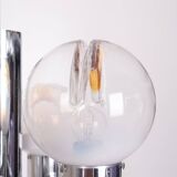 Mazzega Murano Chandelier / Space Age Glass Pendant Light 1970s Italy