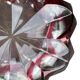 Ruby crystal ashtray Val Saint Lambert Vintage