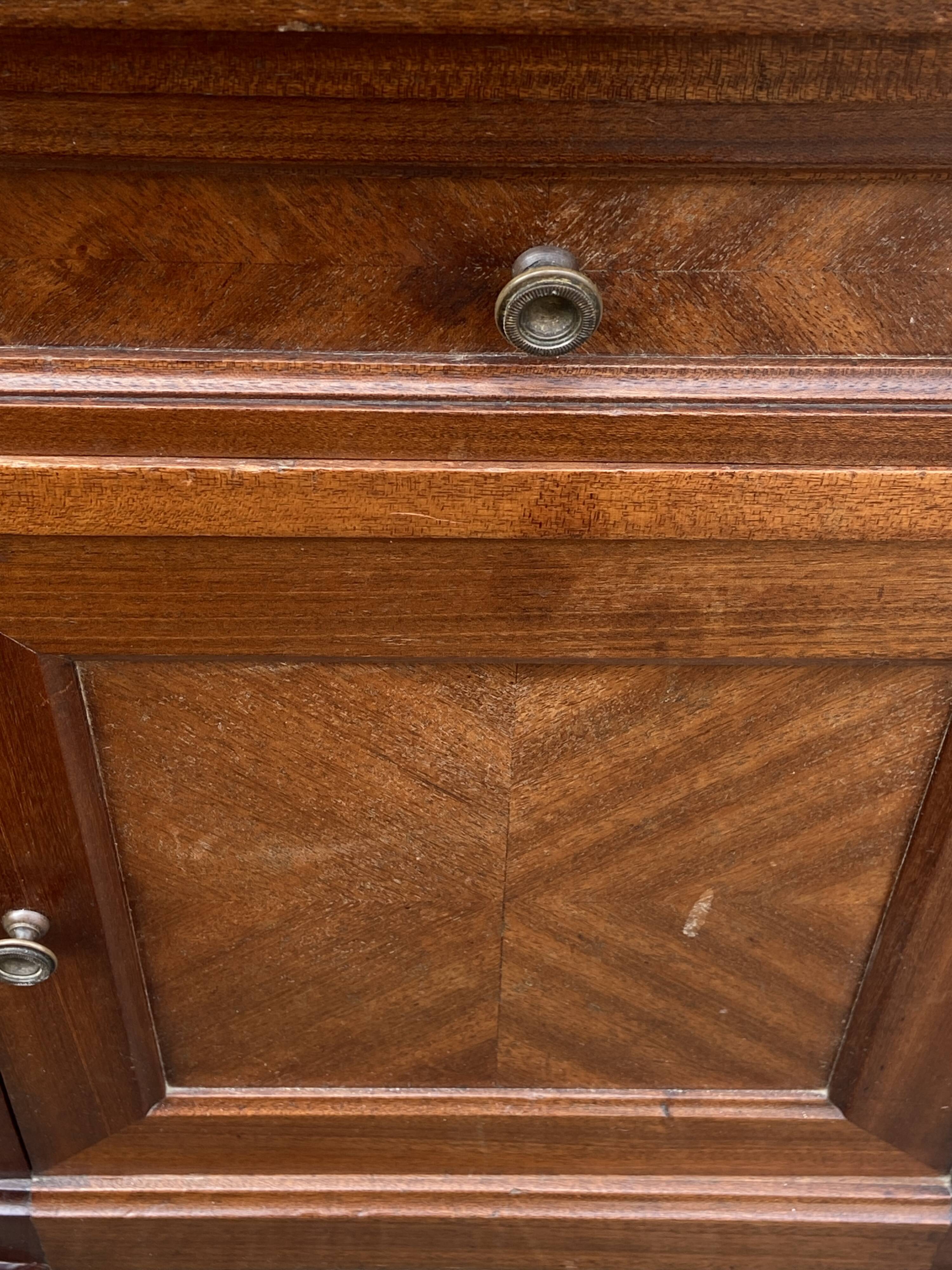 Art Deco period dressing table chest of drawers early 20th century Mahogany Transition style 1920